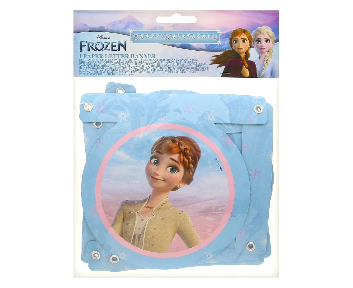 Banner Frozen 2: Wind Spirit - Happy Birthday KK
