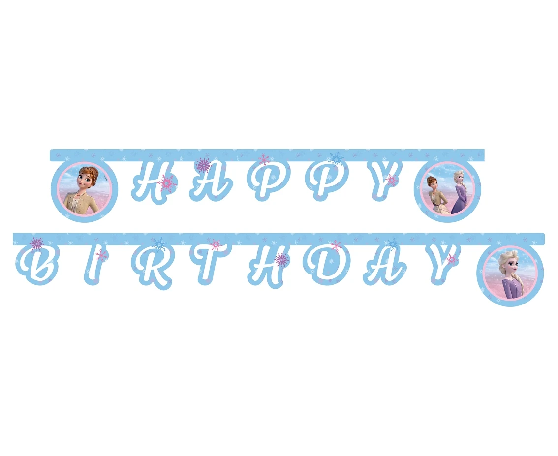 Banner Frozen 2: Wind Spirit - Happy Birthday KK