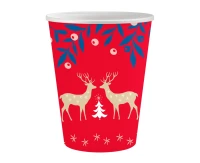 Kubeczki papierowe Let It Snow, certyfikat FSC, 250 ml/ 6 szt. KK