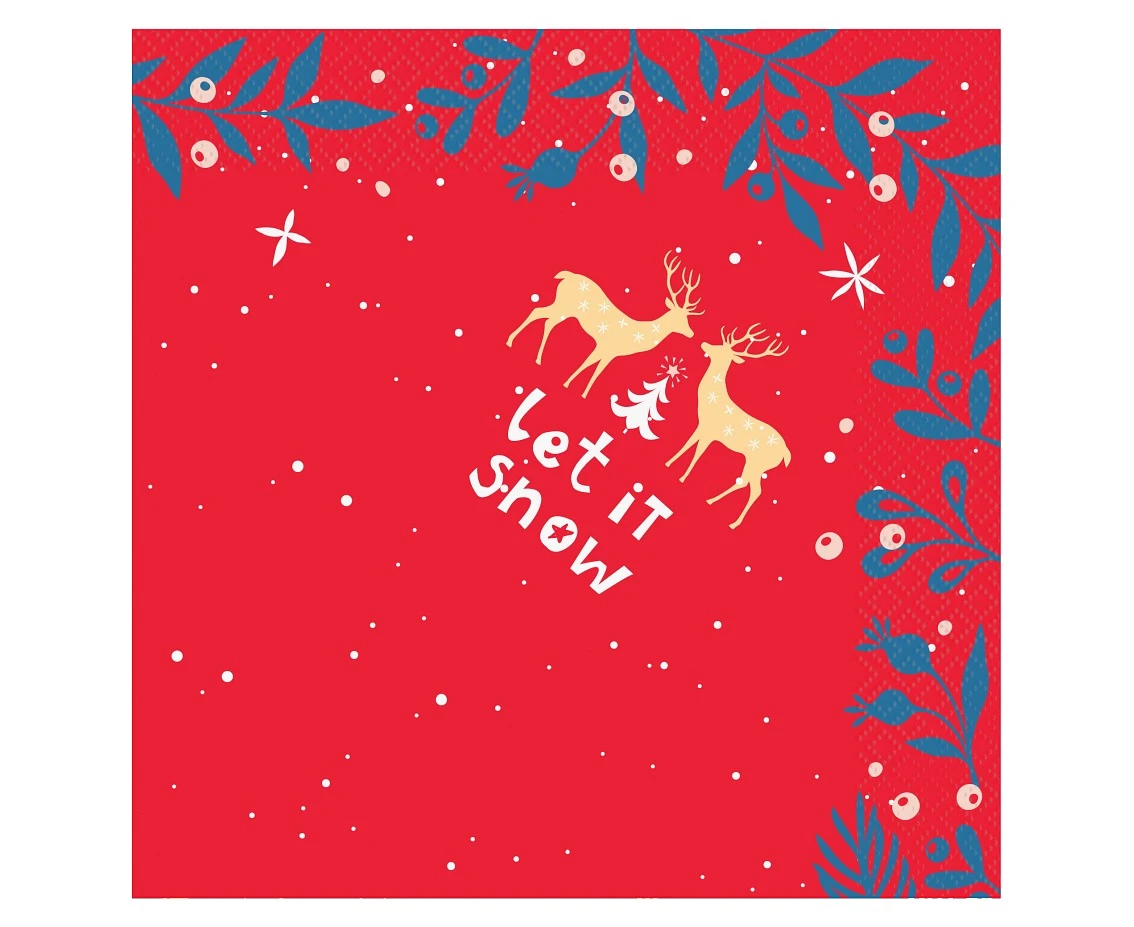 Serwetki Let It Snow, certyfikat FSC, 33x33 cm/ 20 szt. KK