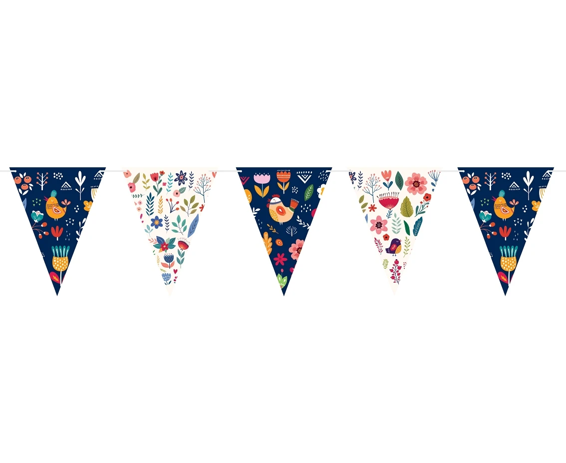Girlanda papierowa Summer - Have Fun, flagi, 270 cm KK