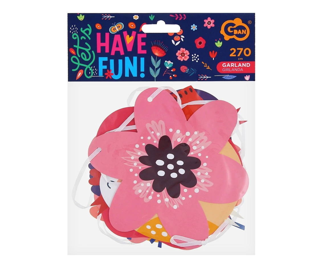 Girlanda papierowa Summer - Have Fun, 270 cm KK