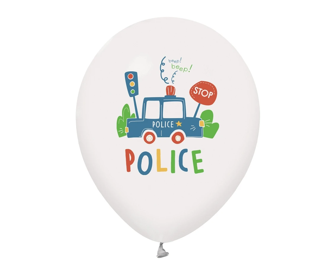 Balony Police, 12 cali/ 5 szt.