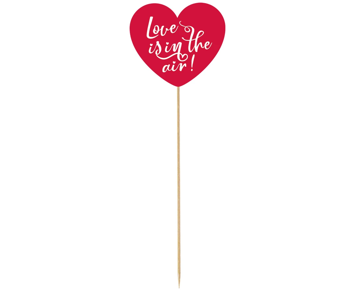 Dekoracja papierowa Love is in the air - Serce, 10x30 cm