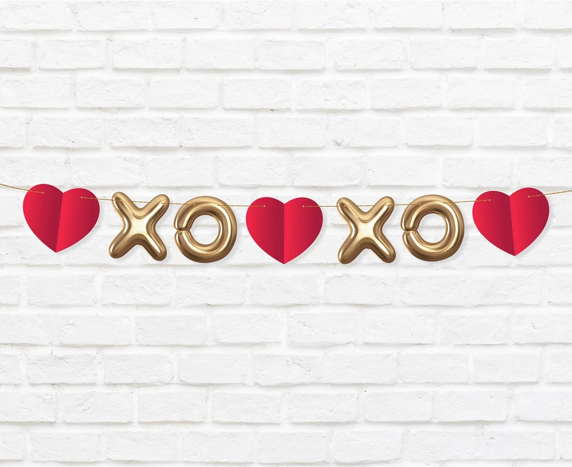 Girlanda papierowa XoXo, 200 cm KK