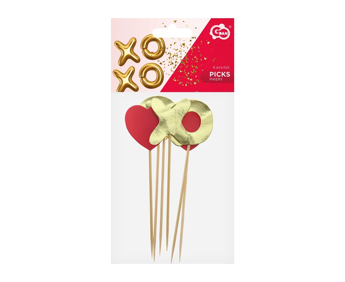 Pikery XoXo, 6 szt.