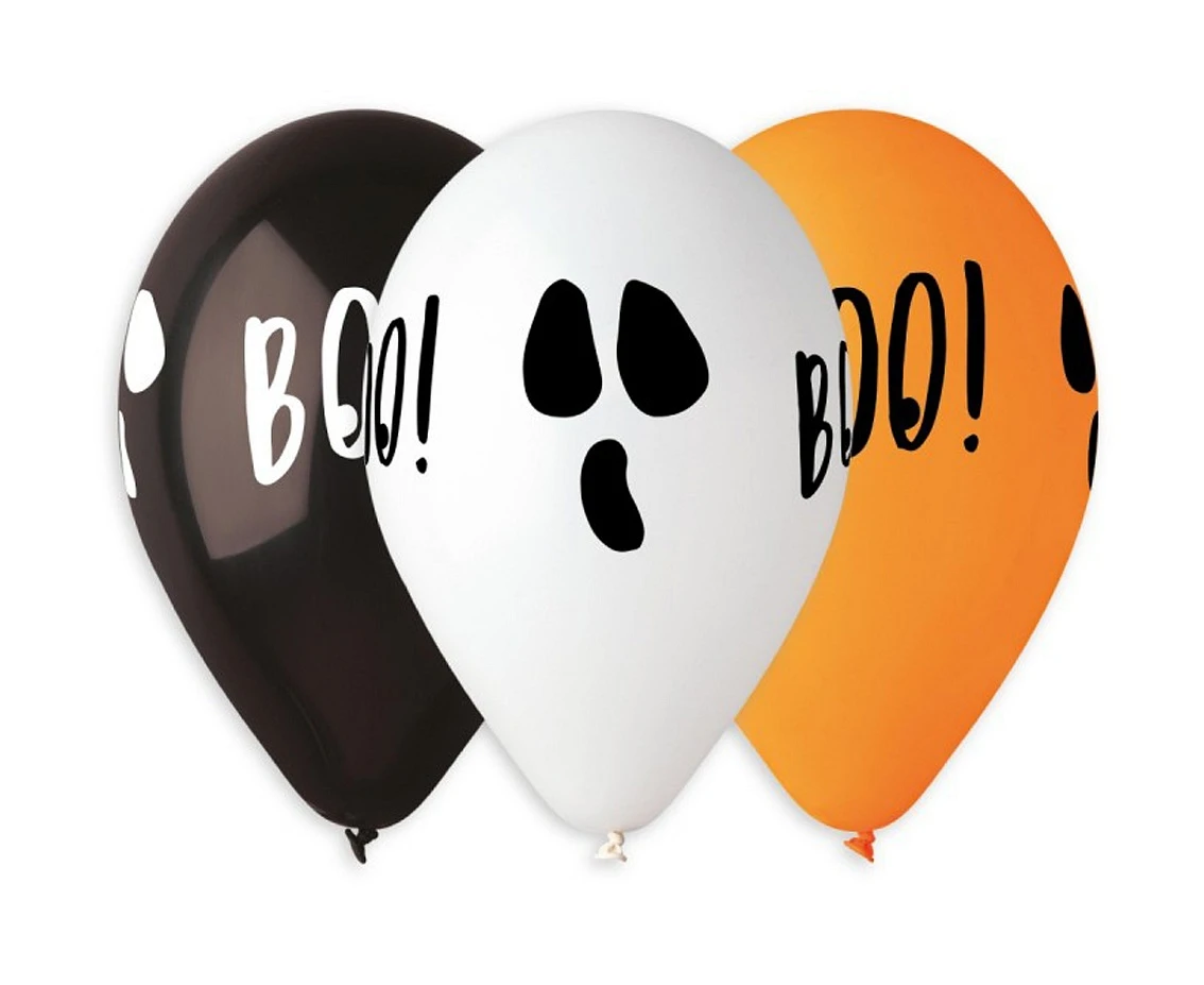 Balony Gemar 13", pastel premium hel boo, 5szt.