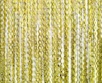 Kurtyna B&C Spirale-srebrne gwiazdki, złota, 100x200 cm