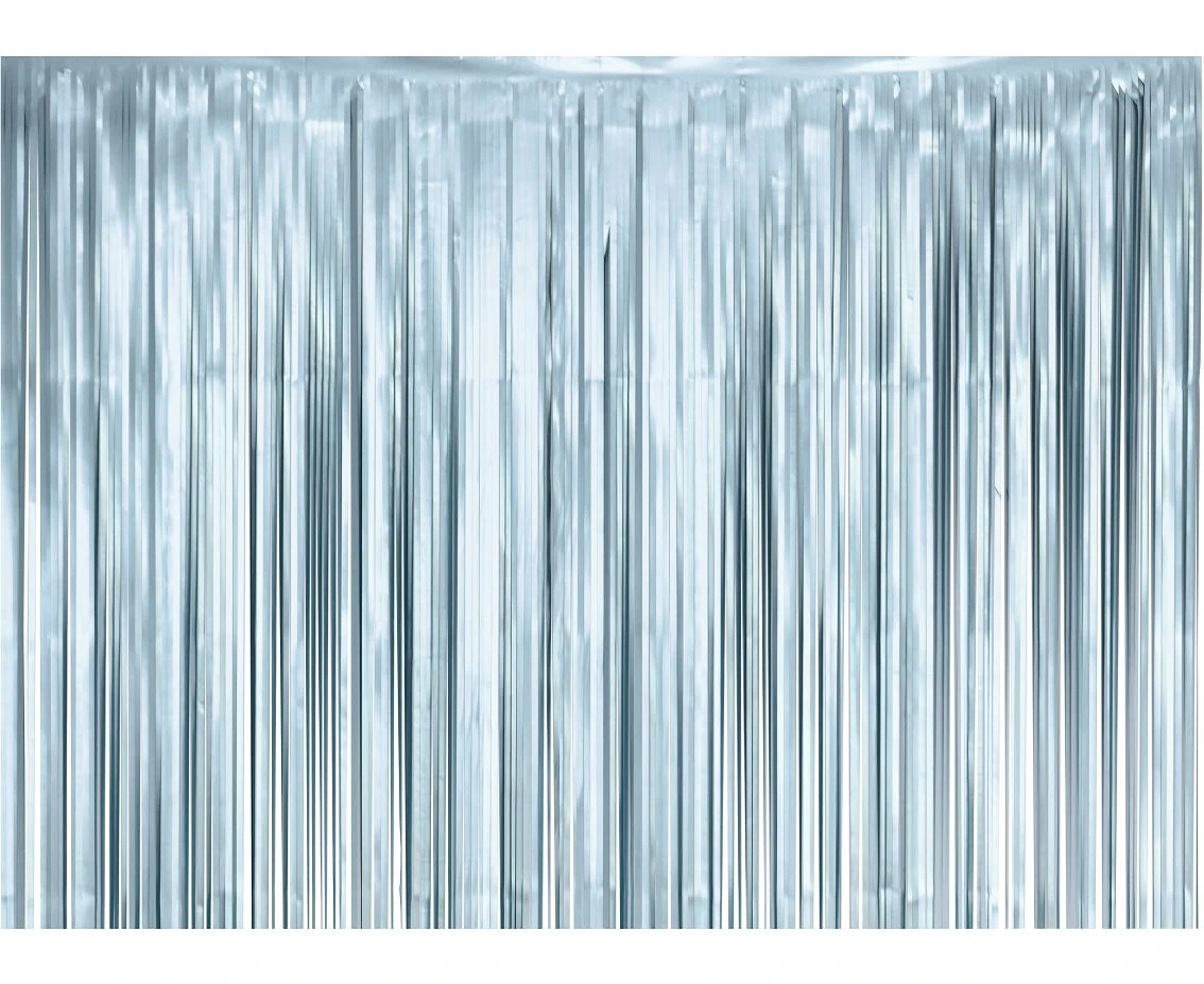 Kurtyna matowa B&C jasnoniebieska, 100x200 cm
