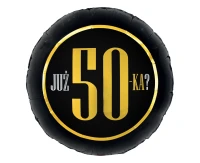 Balon foliowy Już 50-ka?, 18 cali KK