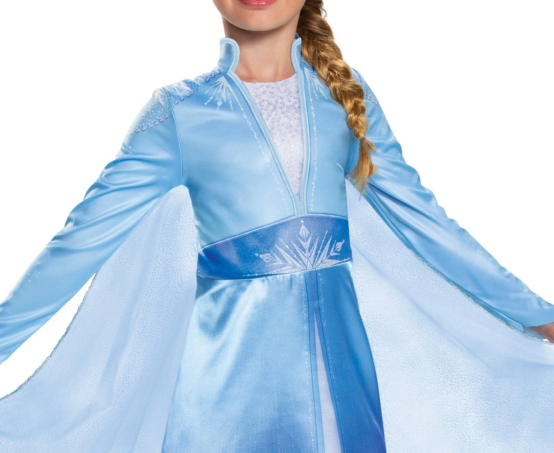 Strój Elsa Classic - Frozen 2 (licencja), rozm. M (7-8 lat) KK
