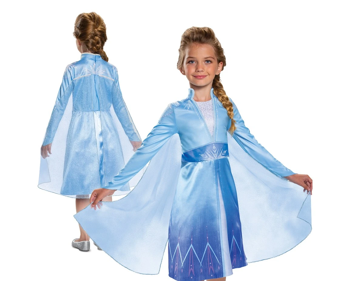 Strój Elsa Classic - Frozen 2 (licencja), rozm. M (7-8 lat) KK
