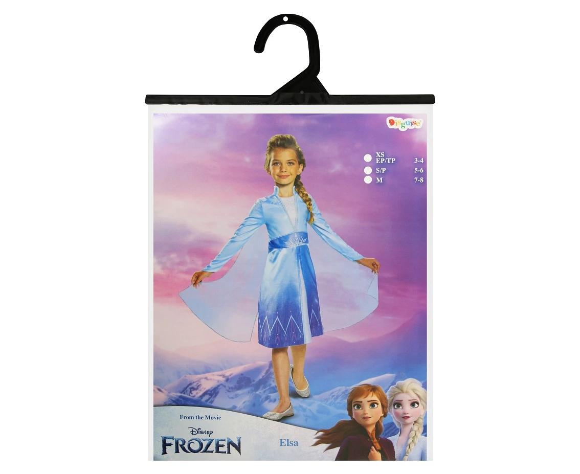 Strój Elsa Classic - Frozen 2 (licencja), rozm. S (5-6 lat)