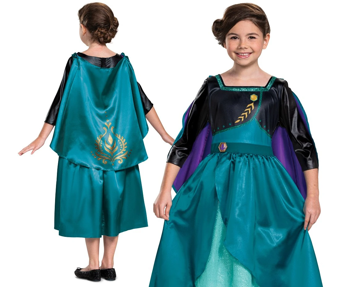 Strój Anna Queen Classic - Frozen 2 (licencja), rozm. S (5-6 lat) KK