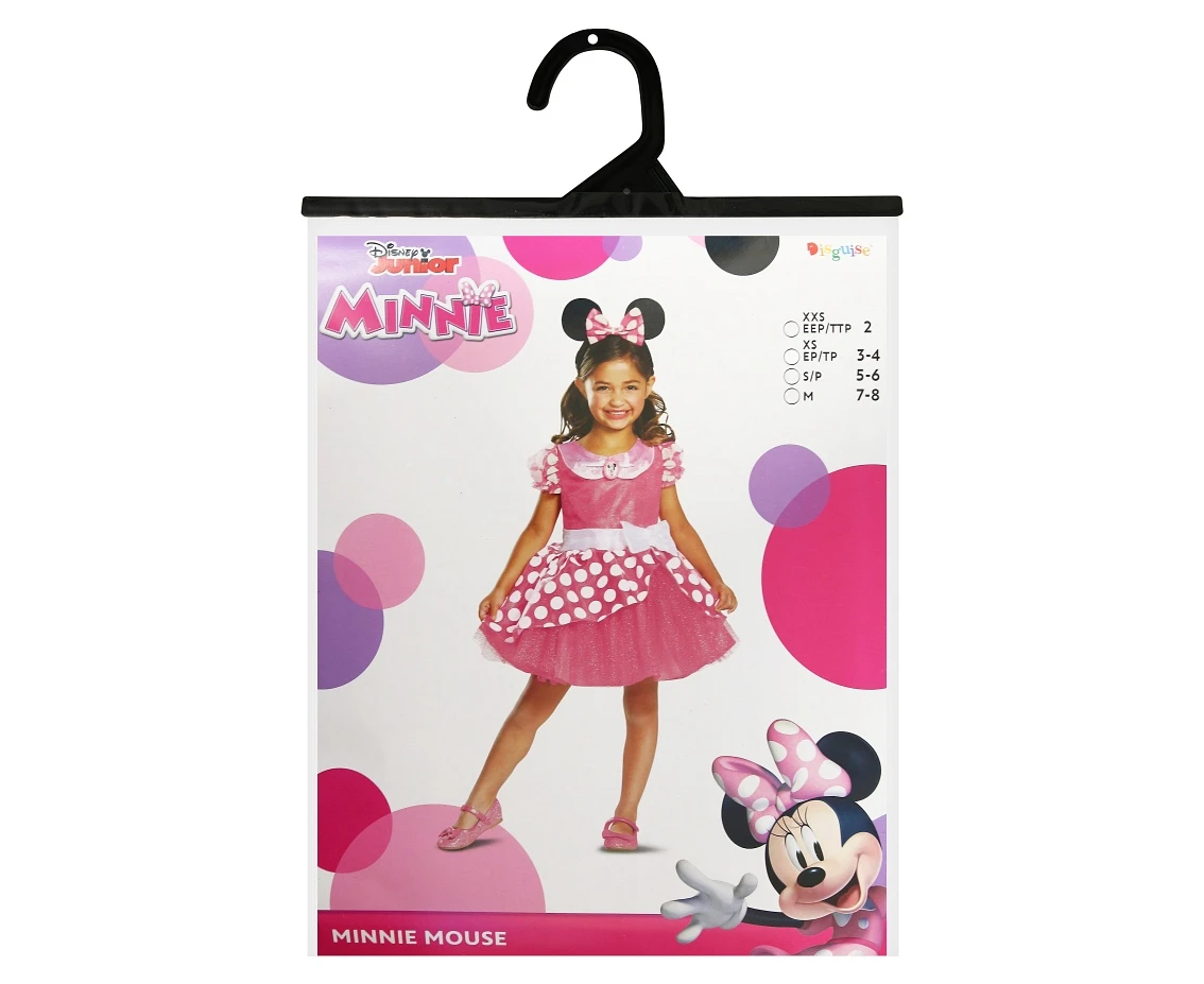Strój Minnie Pink Deluxe - Minnie Mouse (licencja), rozm. S (5-6 lat)