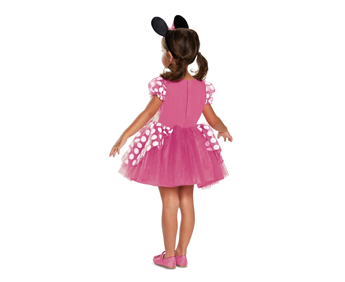 Strój Minnie Pink Deluxe - Minnie Mouse (licencja), rozm. XS (3-4 lata)