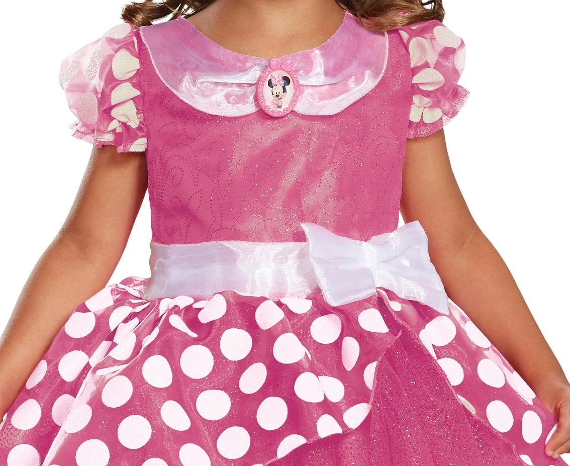 Strój Minnie Pink Deluxe - Minnie Mouse (licencja), rozm. XS (3-4 lata)