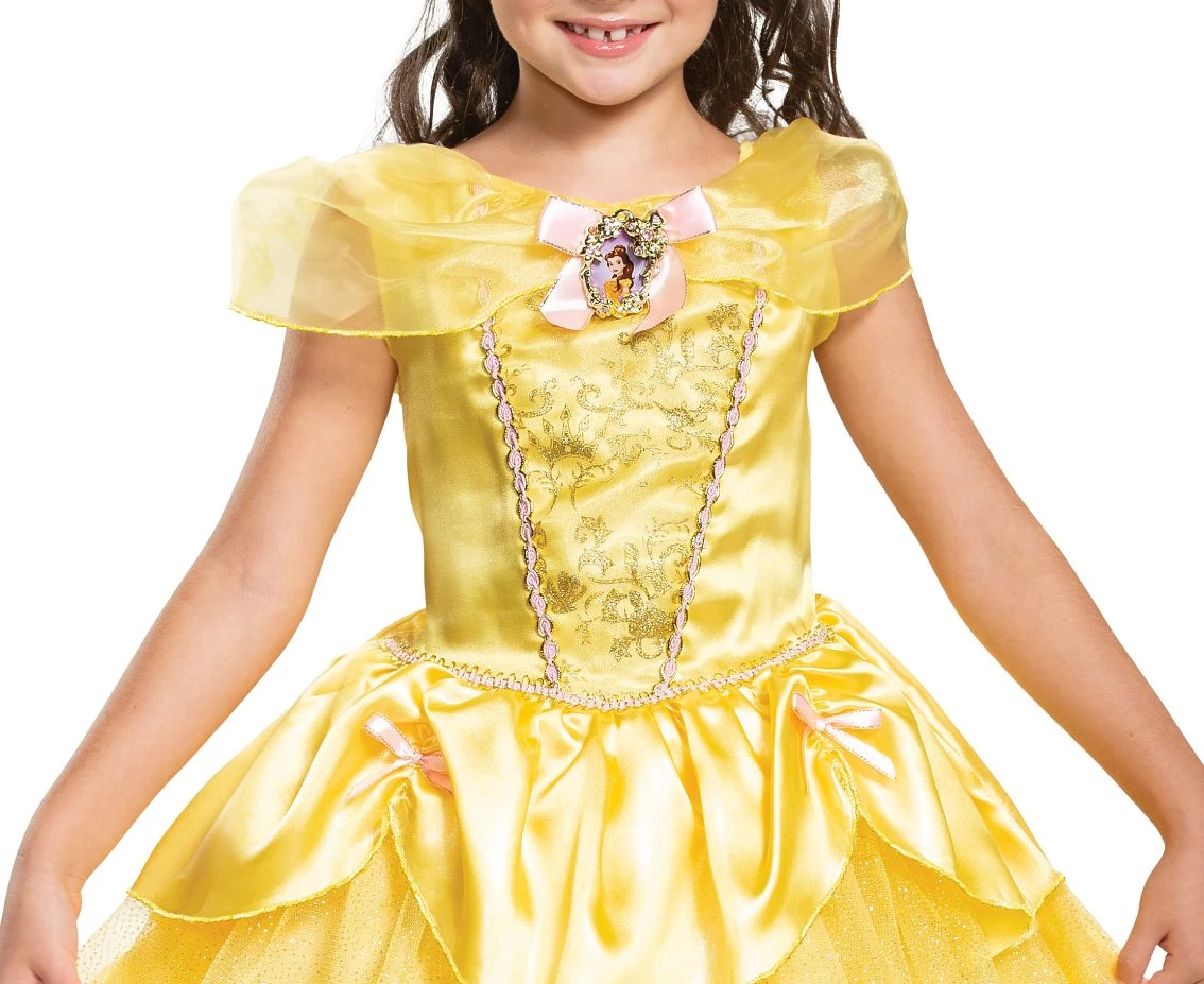 Strój Belle Deluxe - Princess (licencja), rozm. M (7-8 lat) KK