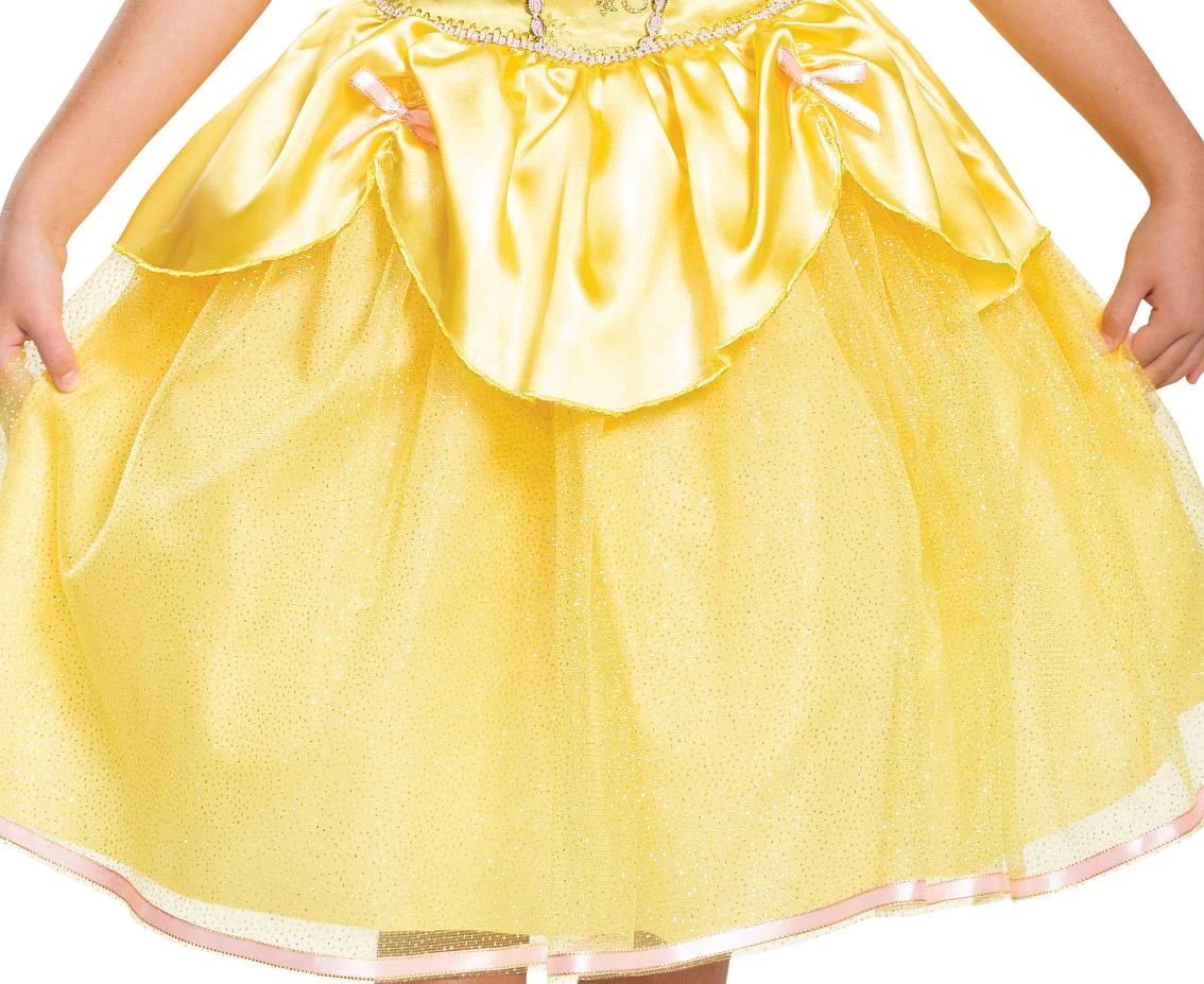 Strój Belle Deluxe - Princess (licencja), rozm. M (7-8 lat) KK