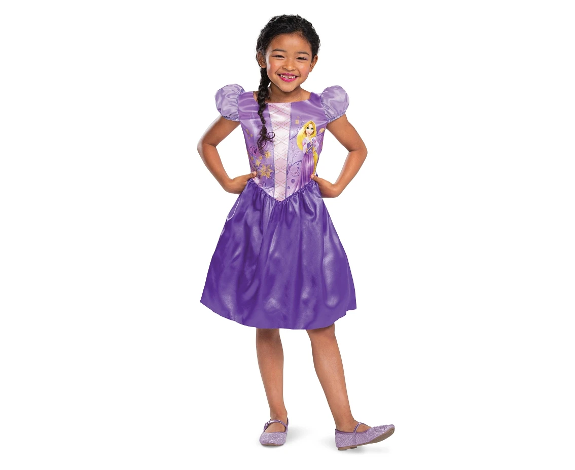 Strój Rapunzel Basic - Tangled Princess (licencja), rozm. M (7-8 lat) KK
