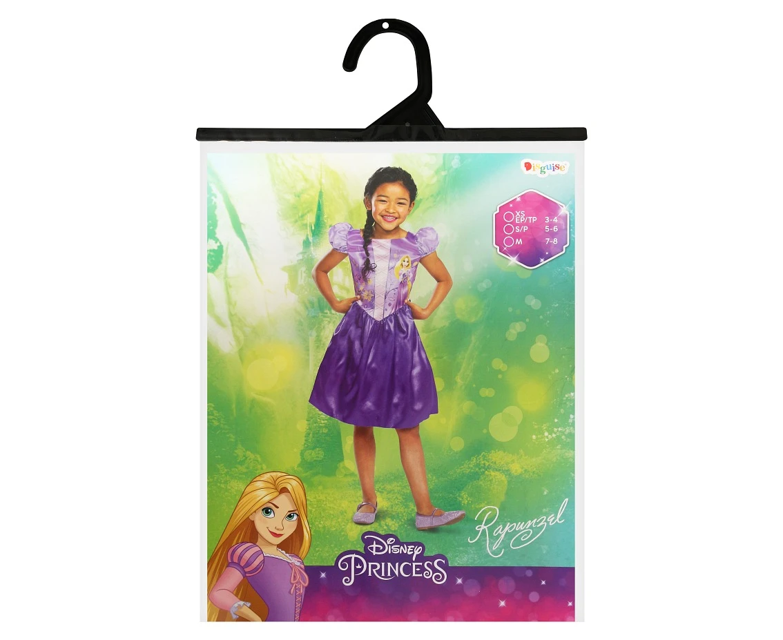 Strój Rapunzel Basic - Tangled Princess (licencja), rozm. S (5-6 lat)