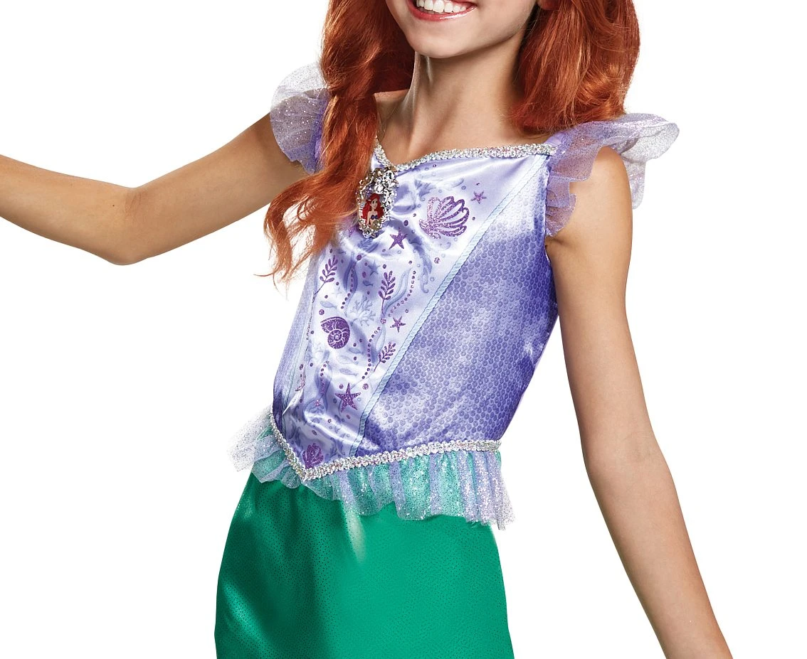 Strój Ariel Classic - The Little Mermaid Princess (licencja), rozm. M (7-8 lat) KK