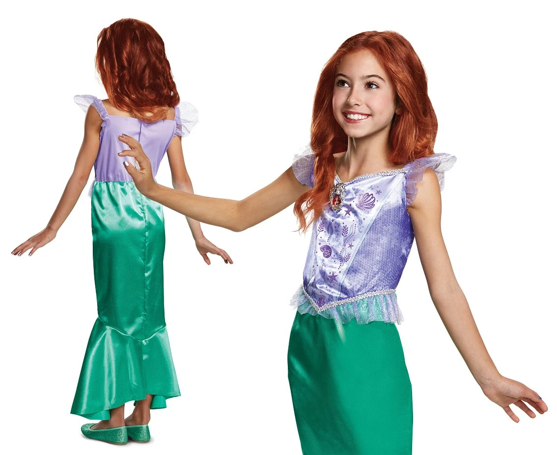 Strój Ariel Classic - The Little Mermaid Princess (licencja), rozm. M (7-8 lat) KK