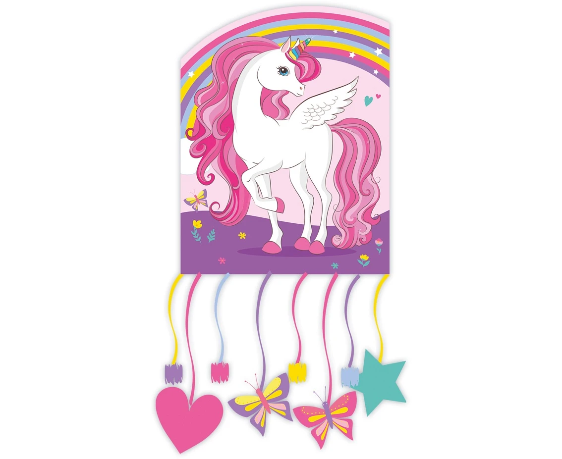 Piniata "Unicorn Rainbow Colors", 1 szt. KK