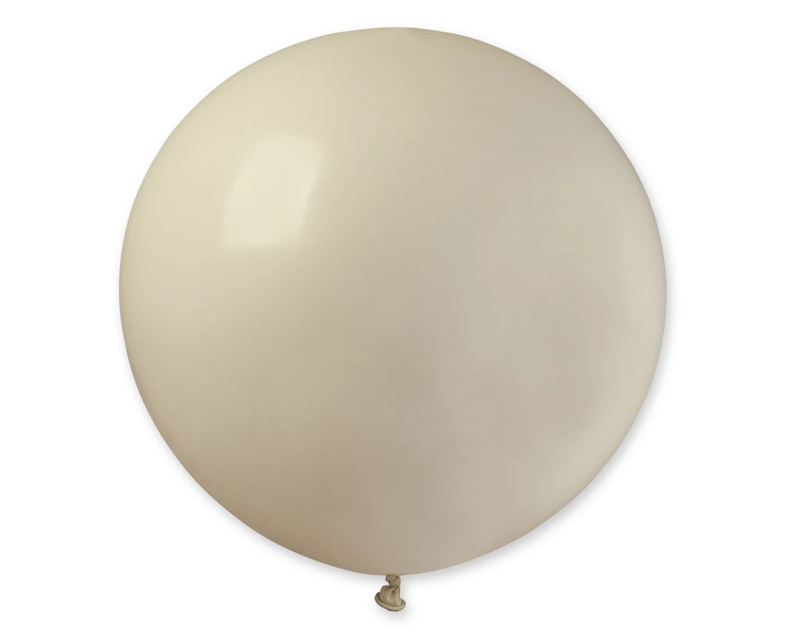 Balony Gemar, pastel kula 0.80m latte, 1szt.