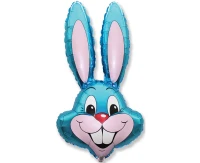 Balon foliowy 24" FX - "Rabbit" (niebieski), pakowany