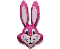 Balon foliowy 24" FX - "Rabbit" (różowy), pakowany