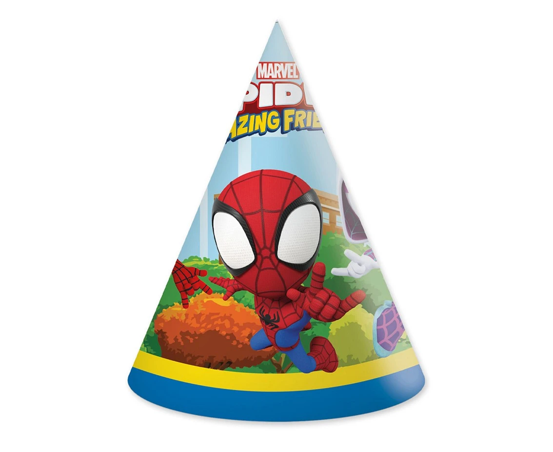 Czapeczki papierowe Spidey & His Amazing Friends, 6 szt.