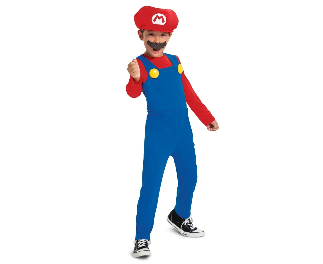Strój Mario Fancy - Nintendo (licencja), rozm. S (4-6 lat)