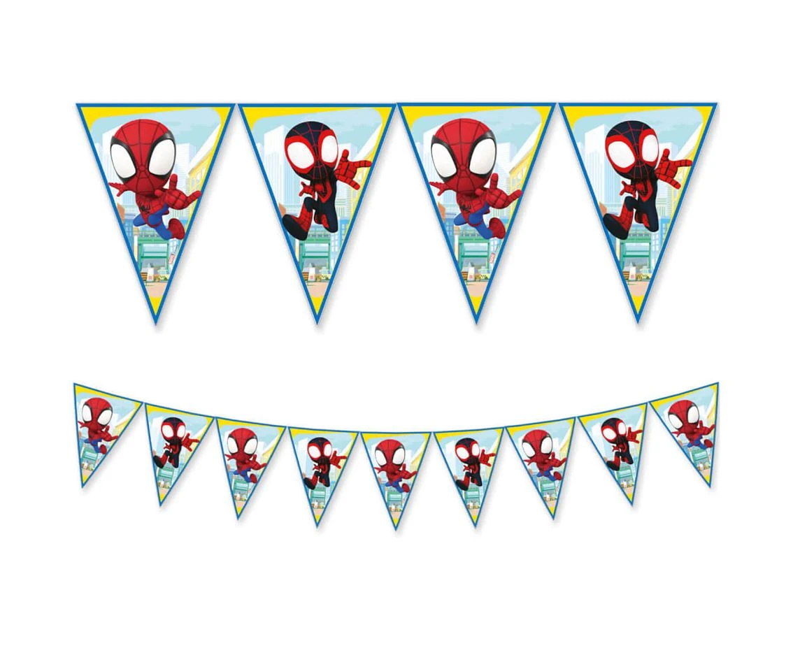 Banner Spidey & His Amazing Friends, flagi (papier FSC) KK