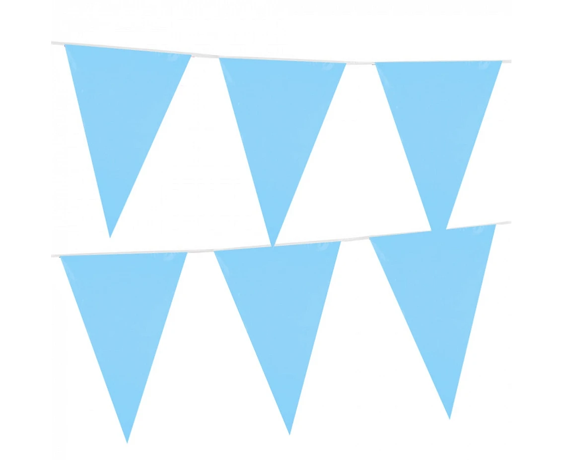 Girlanda Flagi, Baby Blue (30x20 cm), 10 m