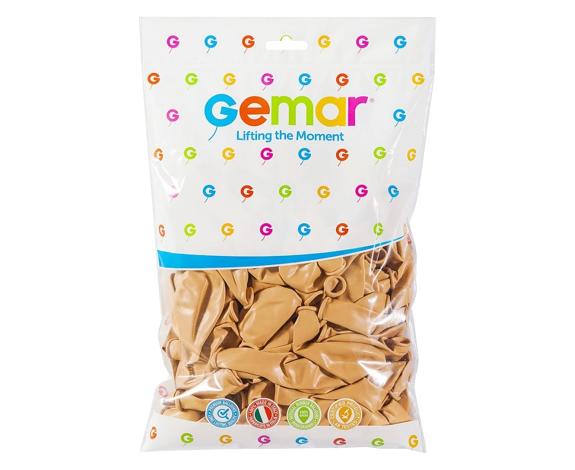 Balony Gemar 12", pastel cieliste, 100szt.