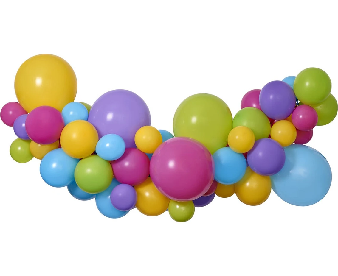 Girlanda balonowa Gemar, diy kolorowa, 65szt.