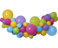 Girlanda balonowa Gemar, diy kolorowa, 65szt.