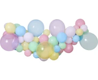 Girlanda balonowa DIY Pastelowa, 65 szt.