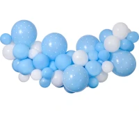 Girlanda balonowa Gemar, diy baby blue, 65szt.
