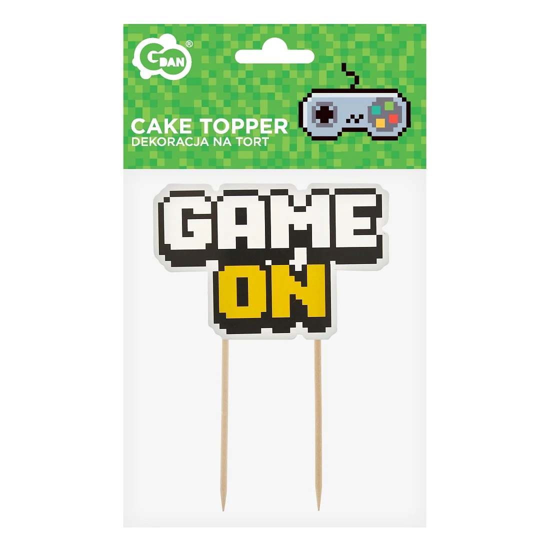 Dekoracja na tort Game On KK