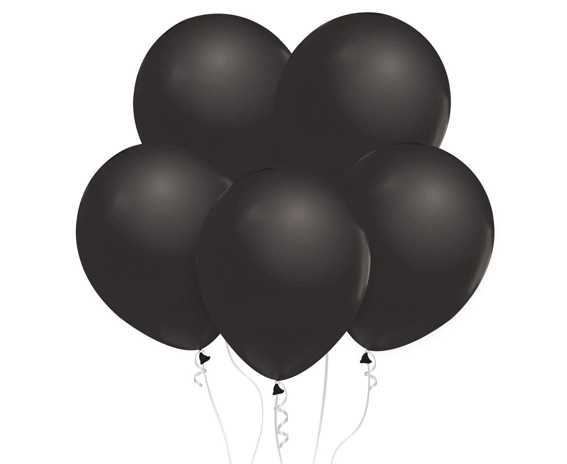 Balony B&C 12", metalik czarne, 10szt.