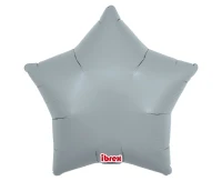 Balon Ibrex Hel, gwiazda 15", Blue Gray, 5 szt.