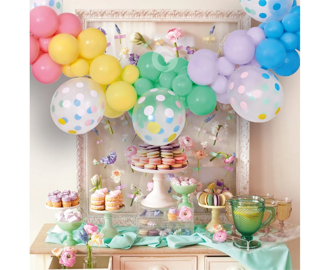 Girlanda balonowa Gemar, diy macaron, 65szt.
