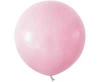 Balony B&C 24", macaron bladoróżowe, 2szt.