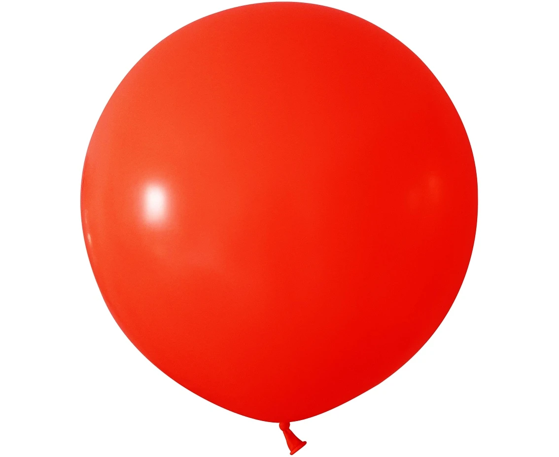 Balony B&C 24", pastel czerwone, 2szt.