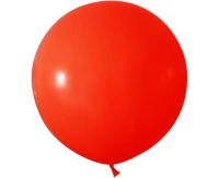 Balony B&C 24", pastel czerwone, 2szt.