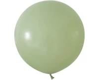 Balony B&C 24", pastel szaro-zielone, 2szt.