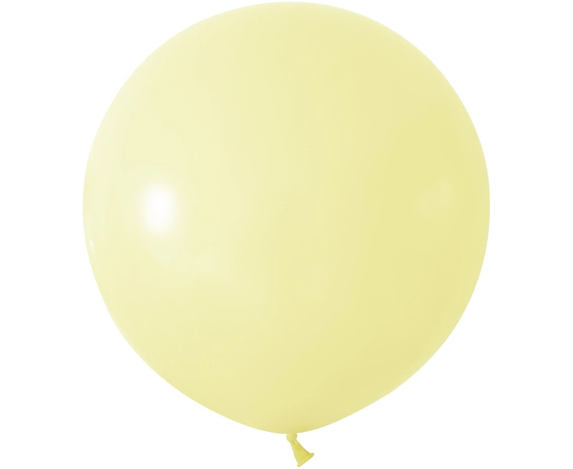 Balony B&C 24", macaron waniliowe, 2szt.