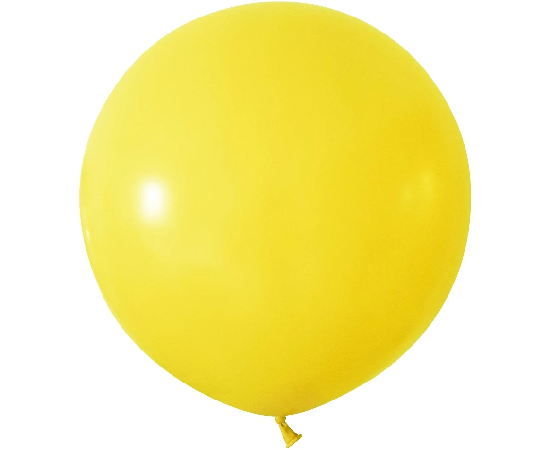 Balony B&C 24", pastel żółte, 2szt.